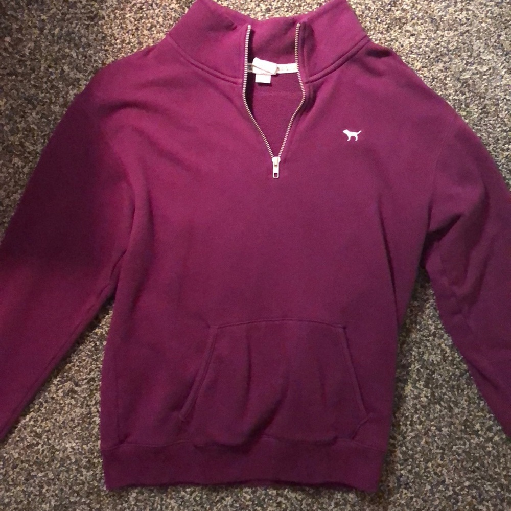 pink pullover